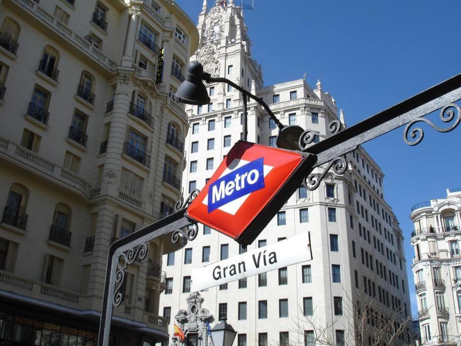 Flat For Groups 8 People In Gran Via-Cgrac4 Apartment Madrid Exterior photo